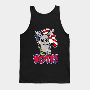 Angry Rabbit has Voted Tank Top